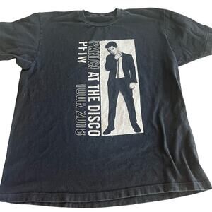 Panic at the Disco 2018 PFTW Tour Black Graphic T-Shirt (XL)